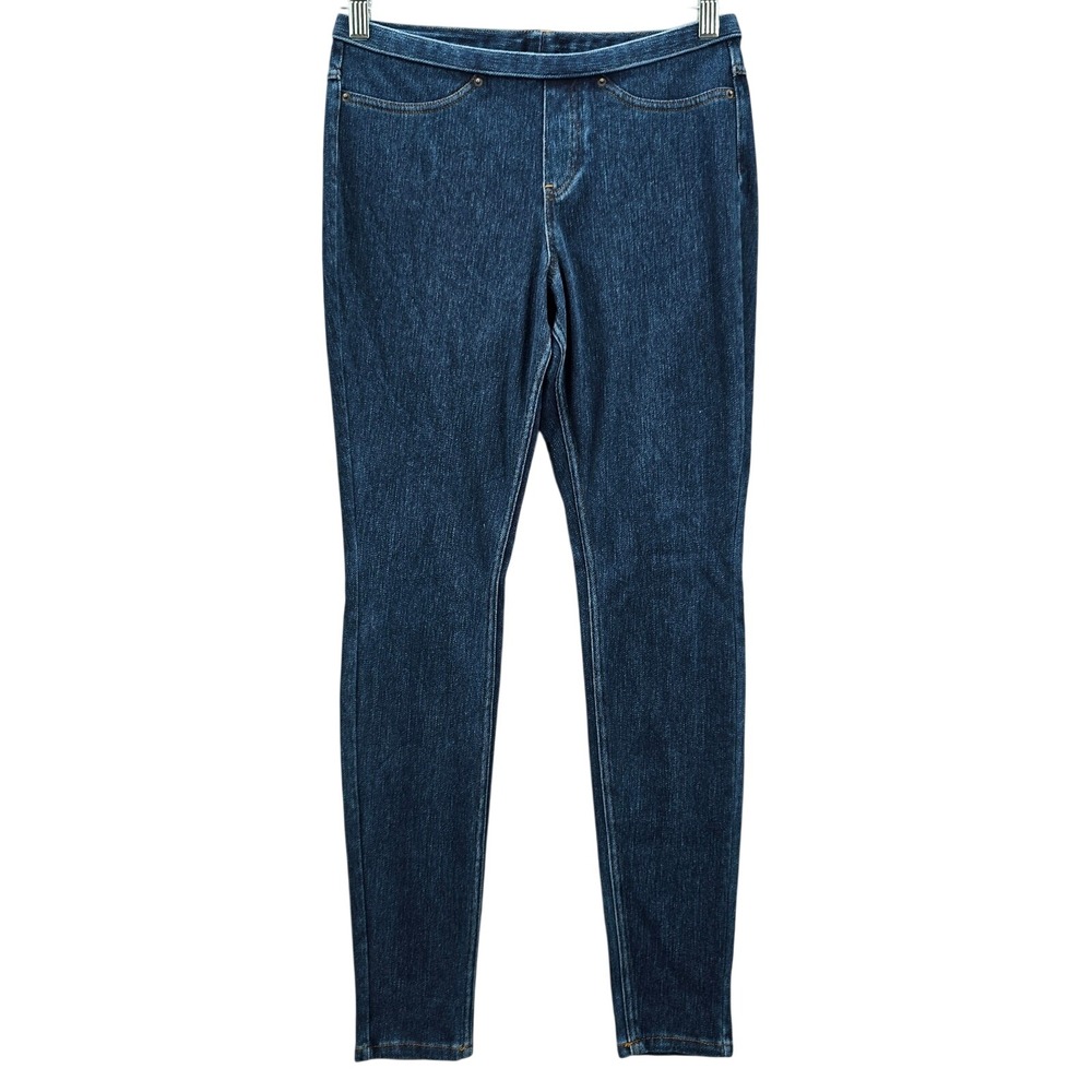 Blue Stretch Pullon Skinny Leggings Jeggings Cotton Jeans Pants S Small